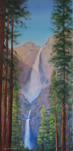 20180902-2018-08-29 -- Upper And Lower Yosemite Falls -- 24x12 inches - 33 hours.jpg